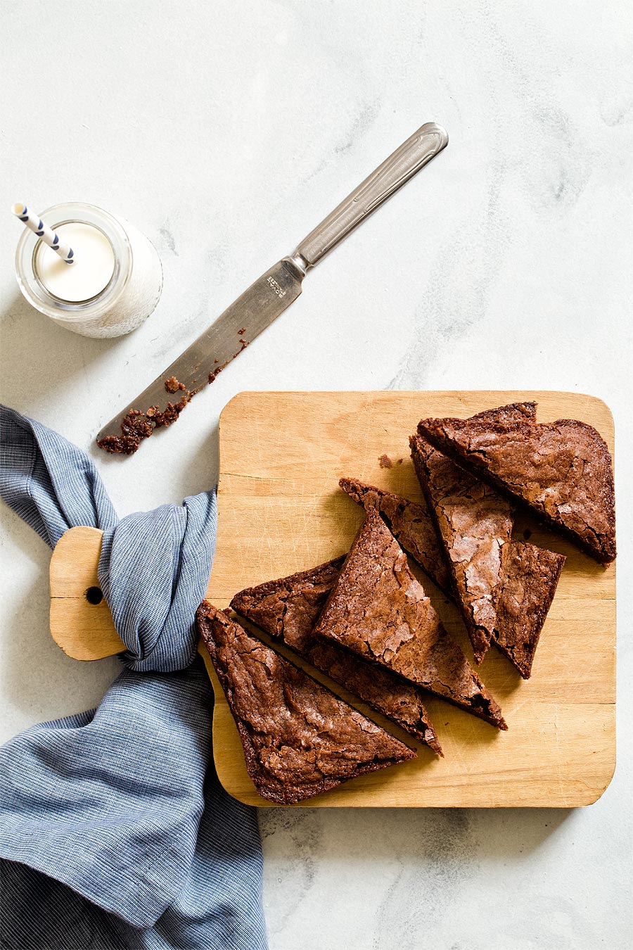 Fudge Brownies by Carla Cardello Food Photographer