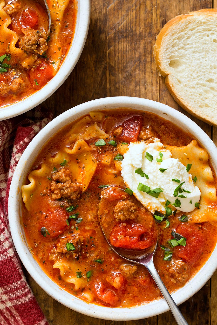 Lasagna Soup by Carla Cardello Food Photographer