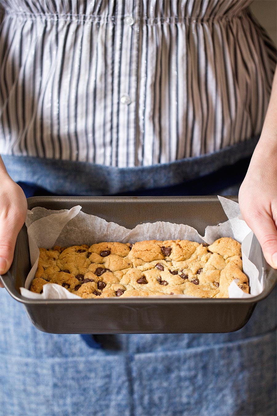 Chocolate Chip Cookie Bars by Carla Cardello Food Photographer