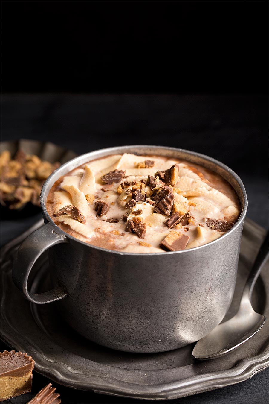 Peanut Butter Hot Chocolate by Carla Cardello Food Photographer